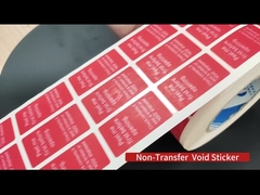 12*23.5-9.5mm 1.5mil Label Kabel Hijau Mat Translucent Water Resistant Vinyl Label Kabel