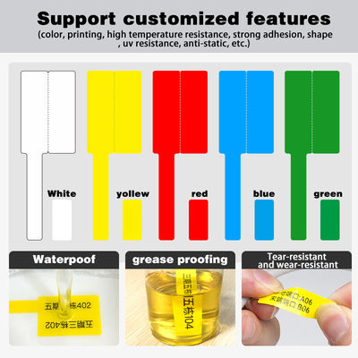 Custom A4 Cable Labels for Network Stickers Printable