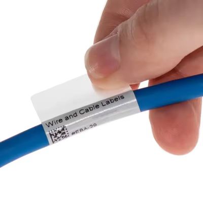 Custom Waterproof Cable Labels Strong Adhesive Industrial Use